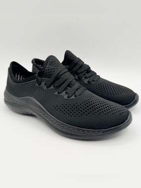 Crocs LiteRide 360 Pacer Men’s 7 Black Comfort Sneakers 206715-060 NWT